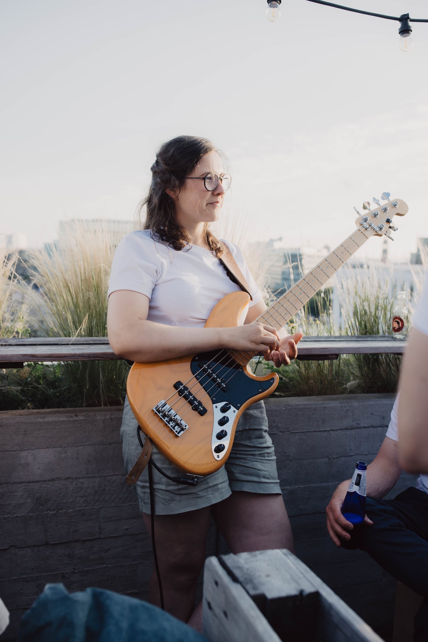 Bassistin der Bengels-Band